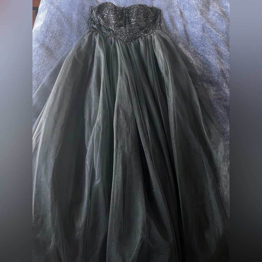 Long back ballgown